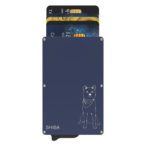 Custom Slim Aluminium Card Holder <b>Wallet</b> <b>RFID</b> <b>Blocking</b> Pop-Up Feature for Convenient Credit Card Use for Business Use - Product Image 1