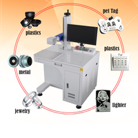 Mesin Penanda Laser Fiber CNC Desktop ARGUS Factory Outlet 20W/30W untuk Penandaan Dalam, Mendukung Format DXF/PLT/BMP/AI/DWG