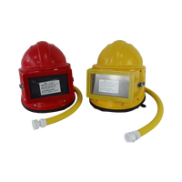 Casco de Sandblasting Reforzado con Fibra de Vidrio, Casco de Protección con Ventana Amplia y Banda Ajustable para la Cabeza, Suministro de Fábrica OEM