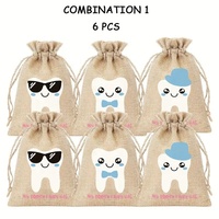 Sac à souvenirs personnalisé pour les dents de lait perdues, contenant créatif pour souvenirs dentaires, petit sac cadeau, cadeau promotionnel