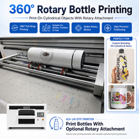 Impresora UV A3+ con Barniz, Impresora DTF con Software Gratuito para Imprimir Botellas, Bolígrafos, Fundas para Teléfonos, Impresora UV DTF 3360