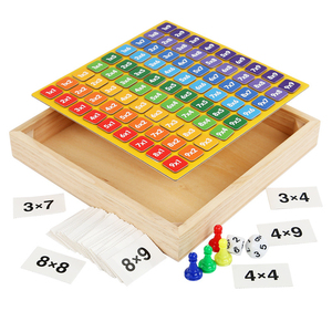 CPCCE Tablero de Ajedrez Magnético de Madera Dos <span class=keywords><strong>en</strong></span> Uno para Multiplicaciones, Juego Educativo de Matemáticas y Pensamiento Lógico para <span class=keywords><strong>la</strong></span> Primera Infancia - Product Image 6