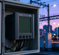 Compteur de panneau multifonction triphasé Acrel APM520 avec affichage analogique et numérique, RS485 Modbus-RTU, moniteur de puissance et d'énergie, précision 0,2