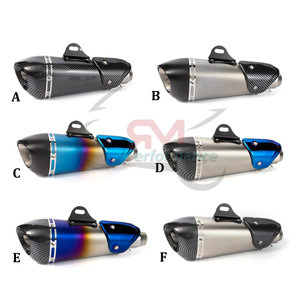 Scarico Moto modificato fuga Moto per GSR600 R6 Z900 Dirt Bike PCX 125 FZ6 G310GS CB600F MT 03 Tmax 530 carbonio <span class=keywords><strong>silenzio</strong></span> - Product Image 5
