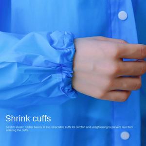 Capa de Chuva Transparente EVA Nova de 2025, Venda Quente, Capa Longa Reutilizável, Leve, Respirável, Impermeável, Poncho com Capuz, Preço Acessível - Product Image 4