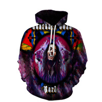 2022 nuevas llegadas Rasta de moda Sudadera con capucha fabricantes personalizados Unisex 3D Bob sudaderas con capucha