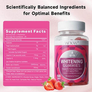 Gommes blanchissantes bien conçues Supplément blanchissant naturel Gommes blanchissantes pour la peau de soutien Produits de beauté pour soins de la peau - Product Image 2