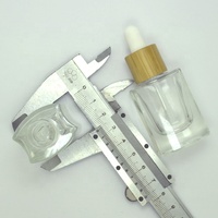 Ecannal 10ml bambou verre bouchon compte-gouttes bouteille en verre rectangle 14mm diamètre haut de gamme personnaliser bouteille avec logo