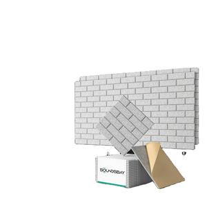 Paneles Acústicos Modernos Absorbentes de Sonido, 12 Piezas, Autoadhesivos, de Fibra de Poliéster, Cuadrados, para Sala de Estar, Dormitorio, Hotel, Apartamento - Product Image 1