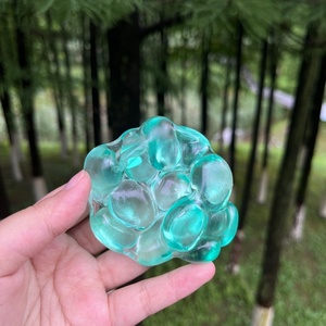 Japanese Handmade Green <b>Crystal</b> <b>Ball</b> Squishy Maltose Slow Rebound TPR Soft Vent Toy Stress Relief Squeeze Toy for Kids - Product Image 3