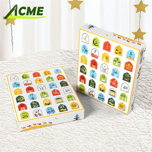<span class=keywords><strong>Calendrier</strong></span> de l'Avent personnalisé à succès avec compte à rebours de 30 jours, boîte <span class=keywords><strong>en</strong></span> papier, matériaux recyclés, impression quadricolore, produit pour bougies - Product Image 4