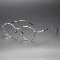 Monture de lunettes optiques tendance en titane écaille de tortue 10189H pour homme et femme – Offre spéciale
