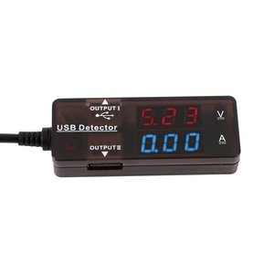 Testeur multifonctionnel numérique USB, multimètre, ampèremètre, voltmètre, capacité, wattmètre, compteur de tension - Product Image 2
