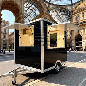 Petite remorque de restauration économique pour café, burgers, barbecue, chariot de restauration vintage commercial, camion-<span class=keywords><strong>restaurant</strong></span> à vendre aux États-Unis - Product Image 3