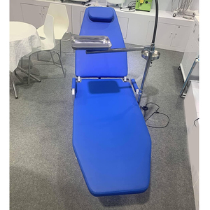 Fauteuil <span class=keywords><strong>dentaire</strong></span> portable électrique et manuel pour salons et cliniques, certifié ISO, en plastique durable, idéal pour les soins <span class=keywords><strong>du</strong></span> visage et autres services. - Product Image 4