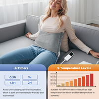 Machine de massage de la taille et de l'abdomen à chauffage réglable et ferme OEM/0DM vente en gros 9 niveaux de température améliorés 4 dispositifs de synchronisation