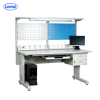 Table de travail ESD Leenol, table de travail robuste, table de laboratoire et chaises pour SMT EMS