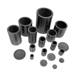 Creuset en graphite haute pureté et haute résistance, mince et haut, pour la fusion de métaux précieux, résistant à la corrosion à haute température et à l'analyse - Product Image 1