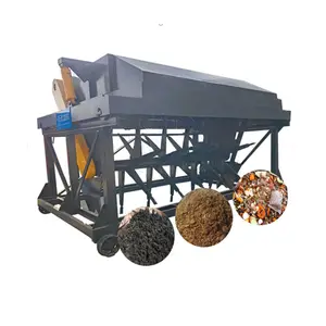 Máquina de compostagem automotora para fermentação de estrume de vaca, máquina Turner para fermentador de cogumelos