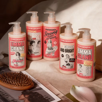Étiquettes en vinyle imperméables avec estampage à chaud / estampage à froid pour flacons de parfum, de savon liquide et autres flacons.