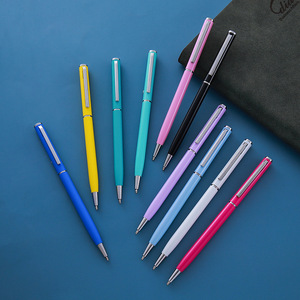 Hot Stock Candy <b>Color</b> Slim Twist Metal Ballpoint <b>Pen</b> <b>Multi</b> <b>Color</b> For Hotel Business Student Promotional Wholesale Gift Stationer - Product Image 2