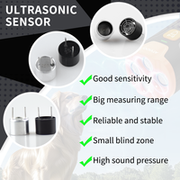 Capteur ultrasonique de type ouvert en aluminium à haute fréquence 25 kHz, portée de détection 115 dB, 1300 cm, pour répulsif pour chiens