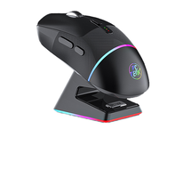 Tetikus nirkabel Laptop 9D, tetikus nirkabel vertikal ergonomis dengan lampu RGB, penjualan terbaik grosir