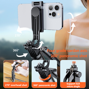 180cm có thể gập lại Selfie Stick cho 5.0 điều khiển từ xa di động cầm tay máy ảnh Monopod Tripod cho điện thoại di động & bay không người lái - Product Image 3
