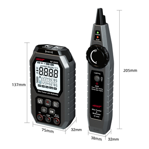 Network Cable Tester NF 8509 for Multimeter Current Voltage Resistance POE Test NCV AC <strong>DC</strong> LCD Wire Tracker - Product Image 4