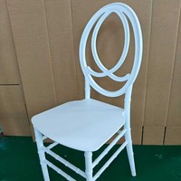 Chaise de salle à manger blanche pour mariage, banquet, événement, fête, hôtel