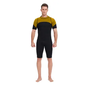 Trung Quốc Nhà Máy 2.5Mm Ngắn Tay Áo Và Ngắn Chân Lướt Sóng Wetsuit Cho Nam Giới Wetsuits