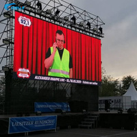 Pantallas Led de alquiler de señalización digital para exteriores, fondo de escenario de actividad, pared de vídeo, pantalla Led de alquiler P3.91