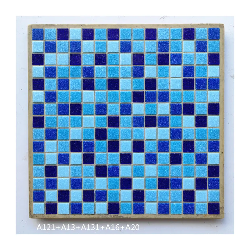 Mosaic tile high quality mixed color wall tiles swimming pool mosaic glass tile with great price