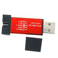 1PCS ST-Link V2 Mini STM8 STM32 Simulateur de programmation et de téléchargement avec boîtier JIAQISHENG JQS Conforme RoHS