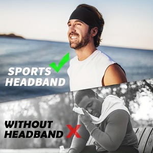 JX Wholesale Fashion Accessoires de <span class=keywords><strong>cheveux</strong></span> pour hommes et femmes, Bandeaux élastiques larges anti-transpiration pour le sport, Bandanas ethniques, Vente chaude - Product Image 3