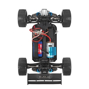 Wltoys A959 A959-a 1/18 4x4 <span class=keywords><strong>4</strong></span> <span class=keywords><strong>roues</strong></span> <span class=keywords><strong>motrices</strong></span> 20mph haute vitesse camion de course à distance tout-terrain 4wd radiocommandé électrique Rc Buggy Car - Product Image 5