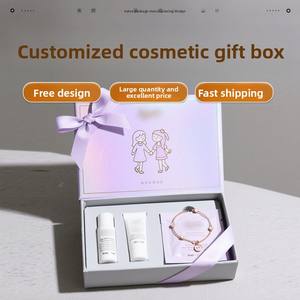 Caja de regalo de crema altamente hidratante de tercera generación, caja de embalaje personalizada para productos de cuidado de la piel, caja de cosméticos personalizada, personalización de regalos. - Product Image 1