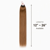 Extensions de cheveux en plumes, cheveux humains faits à la main, texture naturelle douce et soyeuse, légères, pour les concerts et les spectacles sur scène.
