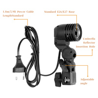 Support de lampe avec cordon en plastique de 1,8 m, adaptateur de douille E26/E27 AC, support de lampe 105W max