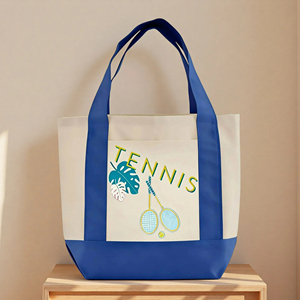 Robotics Club Design <b>Medium</b> Boat Tote <b>Bag</b> Two Tone Canvas High School STEM and Tech Club Souvenir <b>Bag</b> Student Club Shopping <b>Bag</b> - Product Image 3