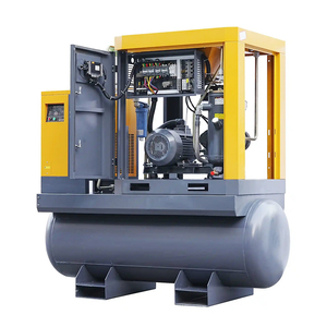 Compresor Industrial Diésel de Ahorro de Energía, Refrigerado por Aire, 7.5kW 10A |   0.8m/min 8 bar Certificado CE con Tanque Receptor de 340L Portátil - Product Image 3