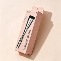 Boîte d'emballage personnalisée pour pinceaux de maquillage, renforcée, haute densité, en papier laminé, boîte de rangement professionnelle brillante