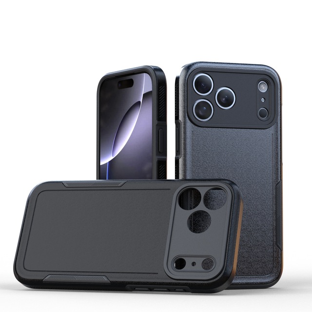 For Apple iPhone 16 17 Pro Max 2 in 1 Rugged Matte Magnetic Shockproof TPU PC Heavy Duty Cell Mobile Phone Cover Case