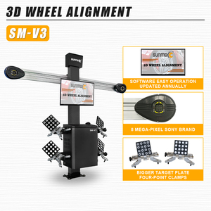 Máquina Balanceadora de Ruedas Sunmo, Desmontadora de Neumáticos y Elevador de Autos con Alineación 3D de Cuatro Posiciones SM-V3 - Product Image 2