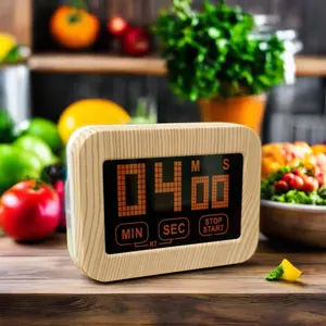 Multicolor Touchscreen LED Timer Eco-Friendly Digital Countdown Kitchen Timer Manual Plastic Display Battery Children's Cooking