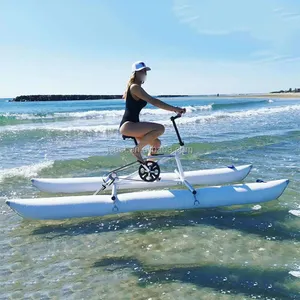 Yeni tasarım 1-2 koltuklar su bisikleti için sevgilim açık seyahat nehir ve göl gençlik ve öğrenci sevgilisi elektrikli gemi vinci