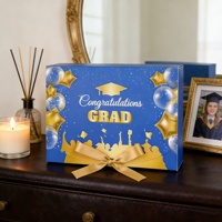 Boîte cadeau en papier personnalisée avec logo pour la présentation de cadeaux de marque en vente au détail et en gros