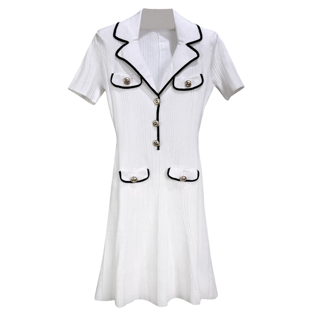 2018 Korean High Waist Dress: Stylish & Trendy