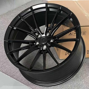 Rines Cóncavos Forjados CF4 en Negro Mate Personalizados YH <span class=keywords><strong>para</strong></span> BMW M2 M3 M4 M5 M8 E46 E90 E92 F87 G87 G80 F80 G82 F82 E92 F90 F91 F92 F93 - Product Image 3
