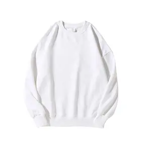 स्वेटर Crewneck सादे रंग कश मुद्रण hoodies यूनिसेक्स समर्थन छोटे MOQ कस्टम 100% कपास टेरी पुरुषों की hoodies